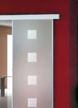 Porta de  correr ,com jateamento